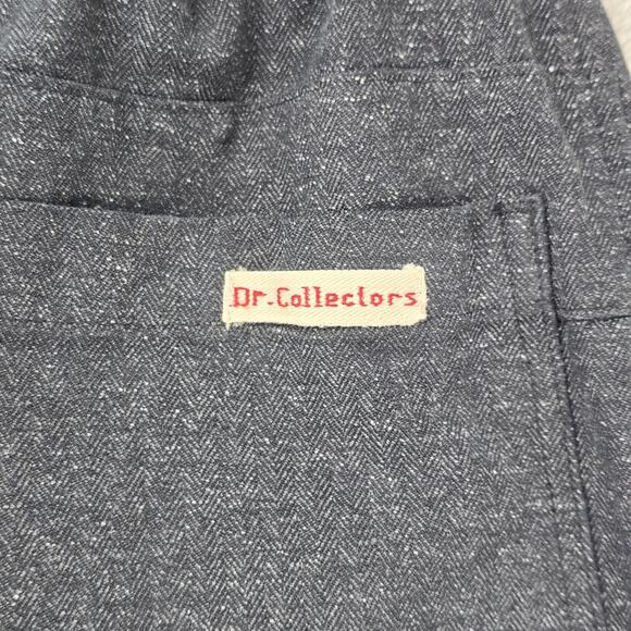 DR. COLLECTORS Womens M Black Twill Cropped Teddy Forever Drawstring Pants - Picture 10 of 15